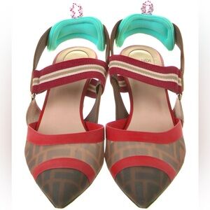 Stylish Red and Brown Women's Shoes